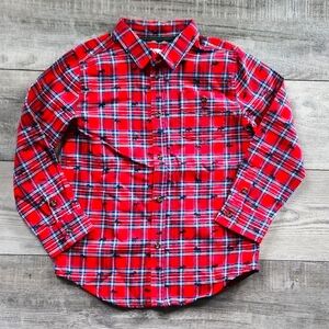 Hatley Holiday Plaid Moose Shirt New w/o Tags